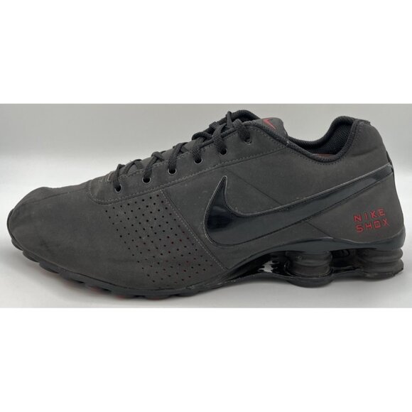 Nike Shox Deliver 2012 Men\'s Size 13 Running Shoes 317547-066 Black/Gray/Red main image 6